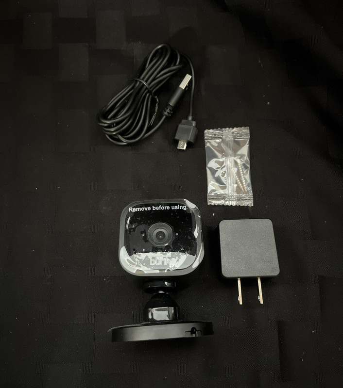 Blink Mini BCM00300UB Indoor 1080p Wi-Fi Security Camera Black Tested gallery