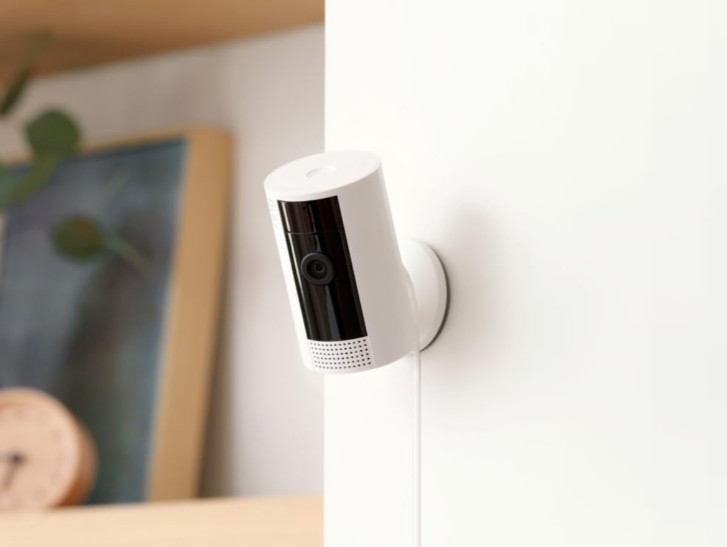 Ring Indoor Cam, white, and Ring 10 ft Power Adapter, New gallery