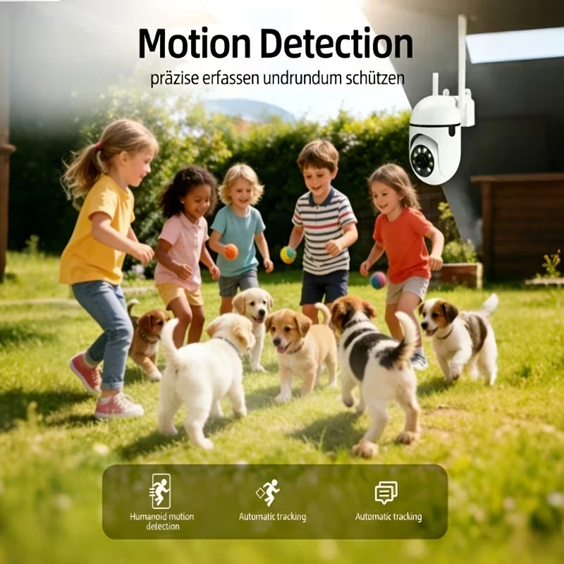 4-Pack Wireless 5G WiFi Security Camera System Smart Outdoor Night Vision 1080P gallery