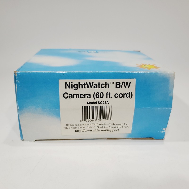 NightWatch Black & White Camera (60ft. Cord) Model SC23A New In Box