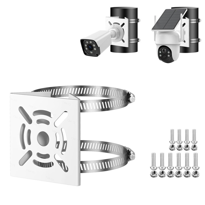 Universal Vertical Pole Mount for , White