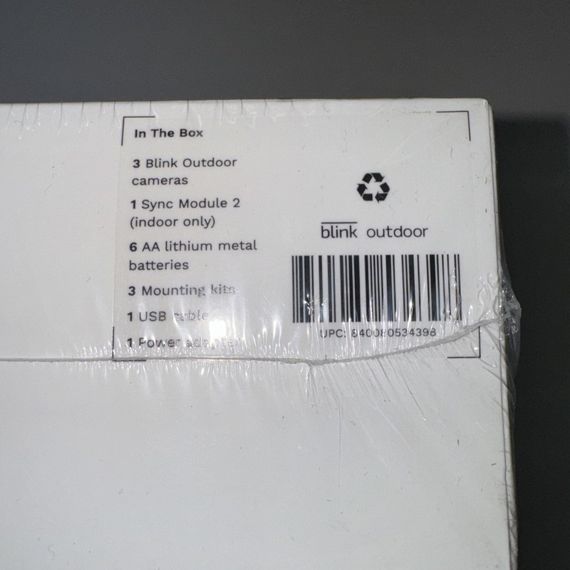 Blink Outdoor Security Camera -3 Pack- Battery Powered New Sealed gallery