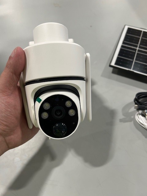 GENERIC 4G SOLAR CELLULAR 360 CAMERA - WHITE
