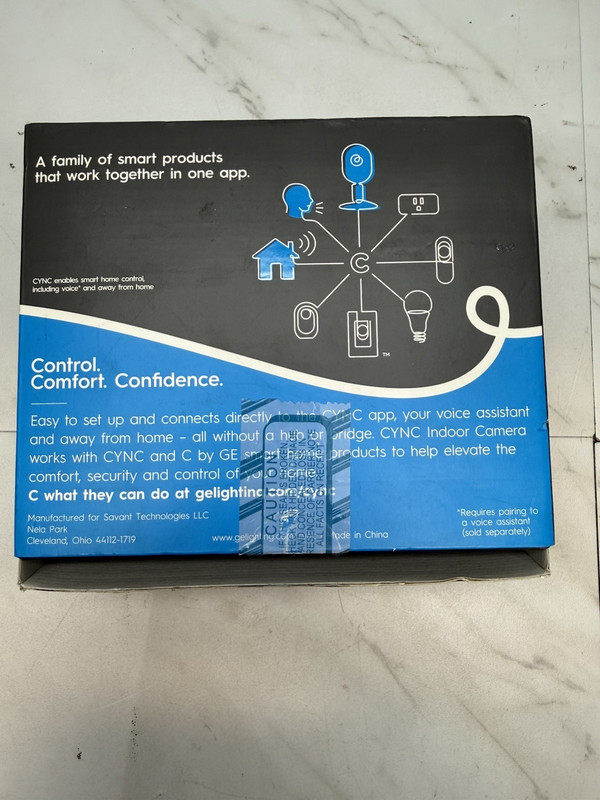 GE Cync Indoor Smart Camera (CAMIDWDPHDW1/ST-1P) gallery