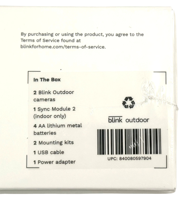 *~* Brand New & Sealed *~* 2 Blink Outdoor Cameras B086DL32R3 Black HD 3rd Gen gallery