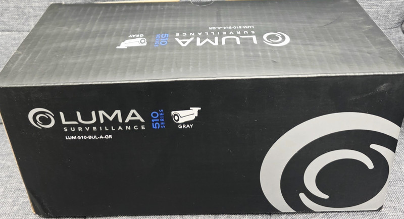 Luma 510 IP 4MP Bullet Gray LUM-510-BUL-IP-GR BRAND NEW **EXCELLENT**