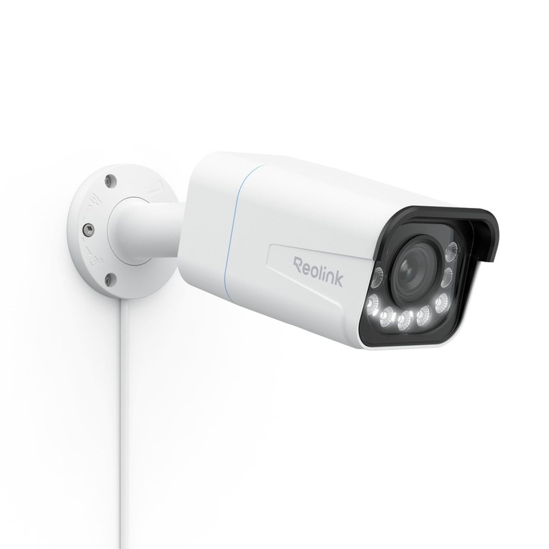 RLC-811A PoE IP Wired Security Camera 4K – 123° FoV, 5X Optical Zoom for Outd…