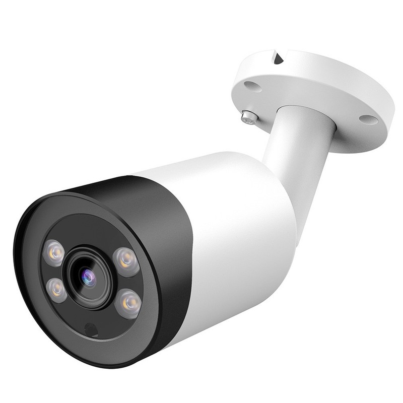 Vikylin 5MP PoE IP Full Color Night Vision Camera Outdoor/Indoor Metal Housing