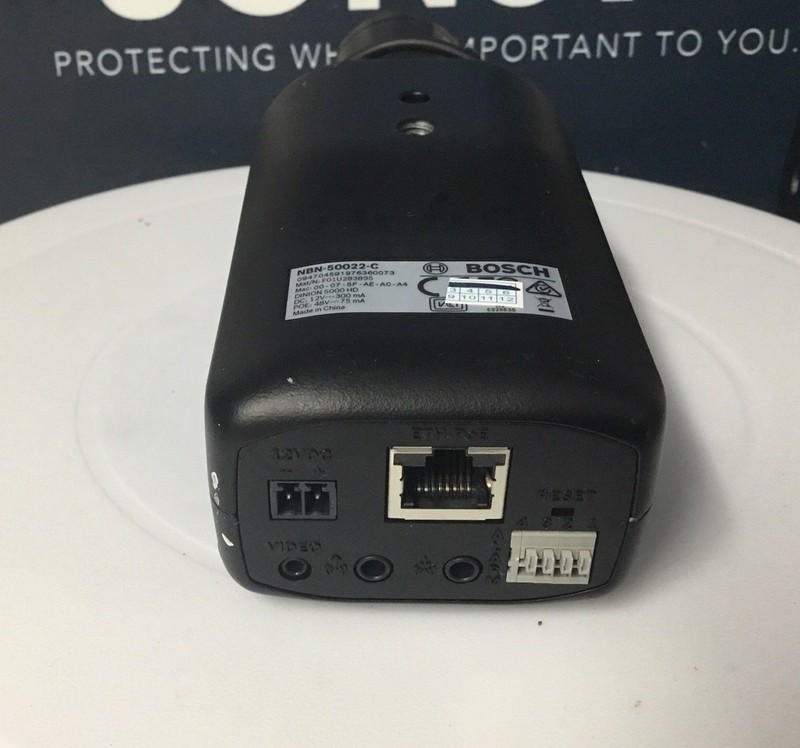 Bosch NBN-50022-C DINION 5000 HD Security IP Color Camera W/2.8-12mm 2MP TESTED! gallery