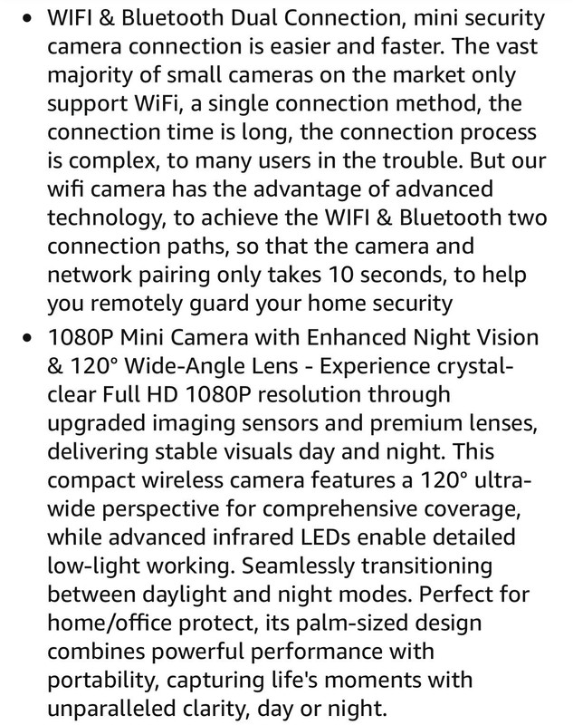 A12 Mini Camera 1080P WiFi Bluetooth Magnetic Mount Night Vision Motion gallery