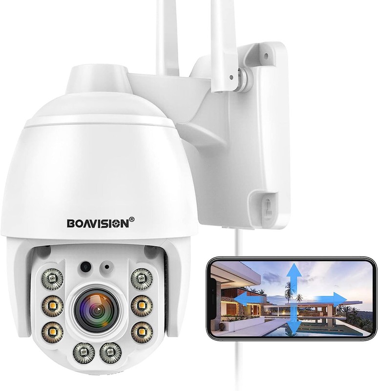 1080P Mini Wifi Auto Tracking PTZ Camera with FULL Color Night Vision, Camhipro