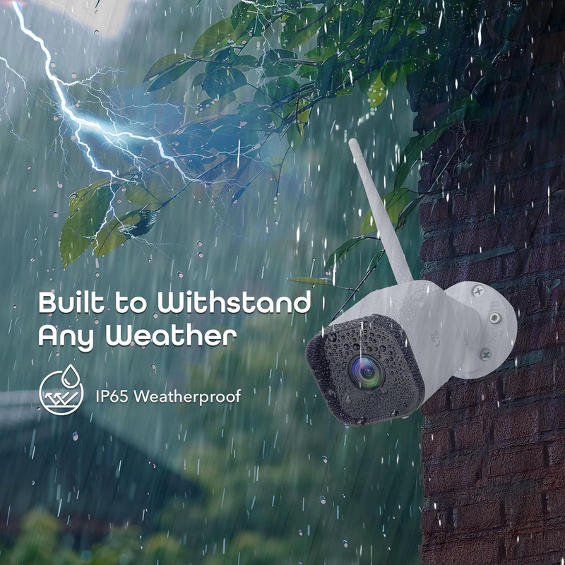 Hawk 3 1080P Outdoor Security Camera – 1-Pack Weatherproof Outdoor Cameras for H gallery