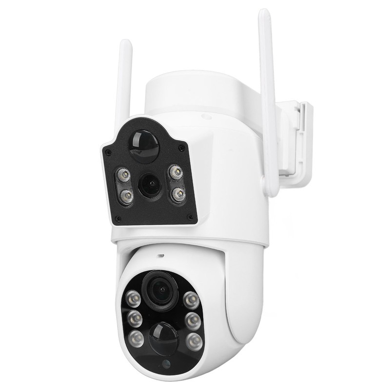 Outdoor Solar Security Cameras 2MP Dual Lens HD Remote Network WiFi Camera Surve gallery