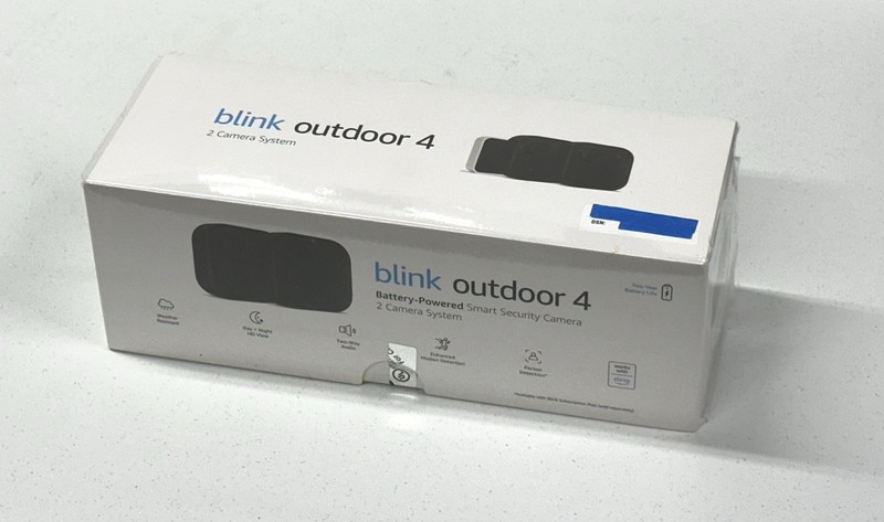 Blink Outdoor 4 2 Camera Battery Powered Smart Security Camera Black Brand New