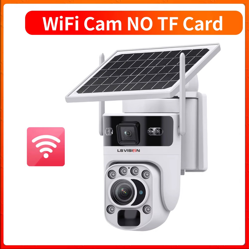 60X ZOOM 12MP 4G SIM Solar Camera Wireless Outdoor Security Cameras Solar Panel
