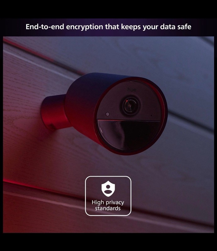 Philips Hue Secure Battery Powered Smart Security Camera 1080P Hd Home Monito... gallery