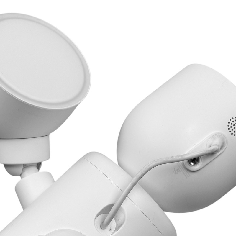 Google Nest Cam With Floodlight Smart Security Camera White GPLE9 (READ) gallery