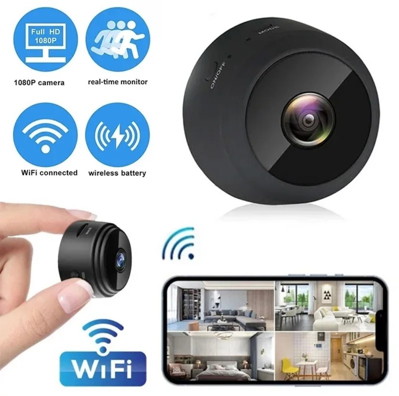 1080P HD Wireless MINI CCTV WiFi Indoor &Outdoor IP Camera CAM Home Security
