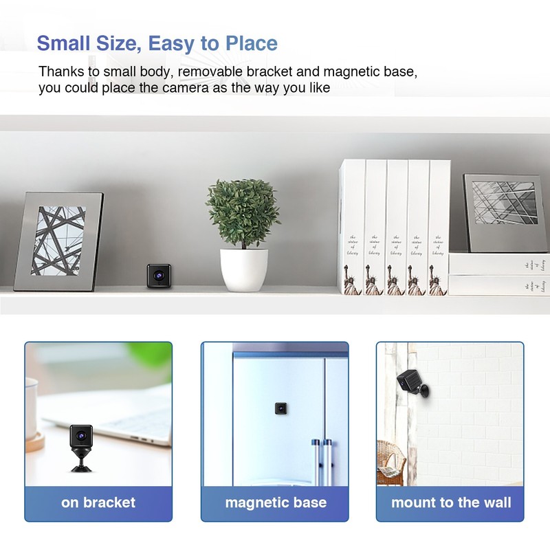 4K Mini Camera WiFi Wireless Camera Security Camera SD card -KinetCam gallery