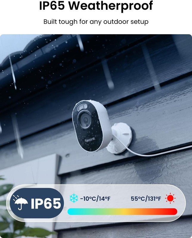 REOLINK Wireless Outdoor Security Camera Lumus 2K, Upgraded 4MP Spotlight Color gallery
