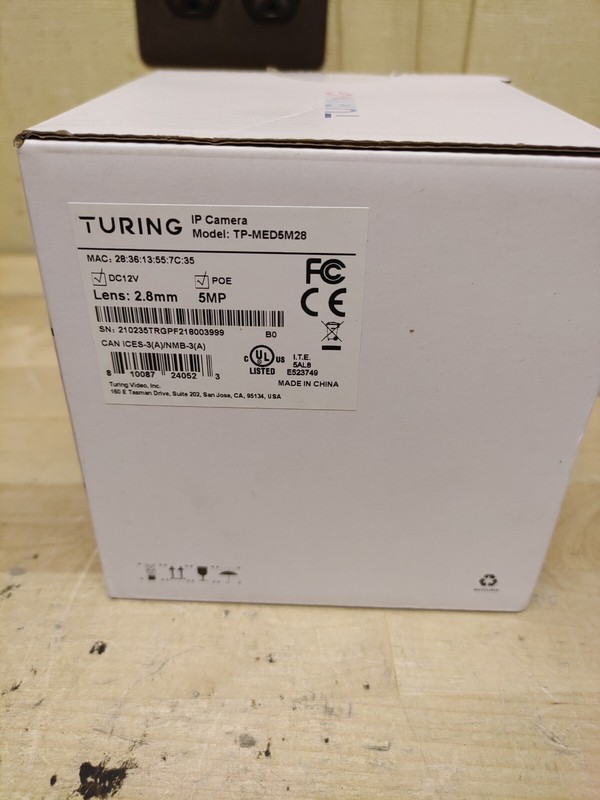 Turing Video Smart TP-MED5M28 5 Megapixel Outdoor Network Camera - Color - gallery