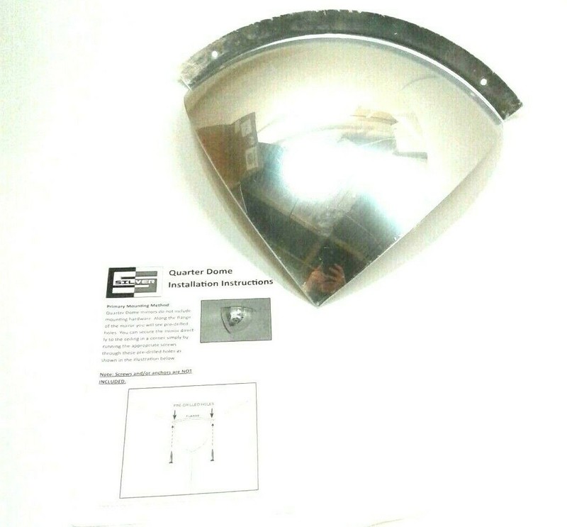 PRO-SAFE Indoor/Outdoor Quarter Dome Acrylic Lens 18" Diam x 9" High 60008513 gallery