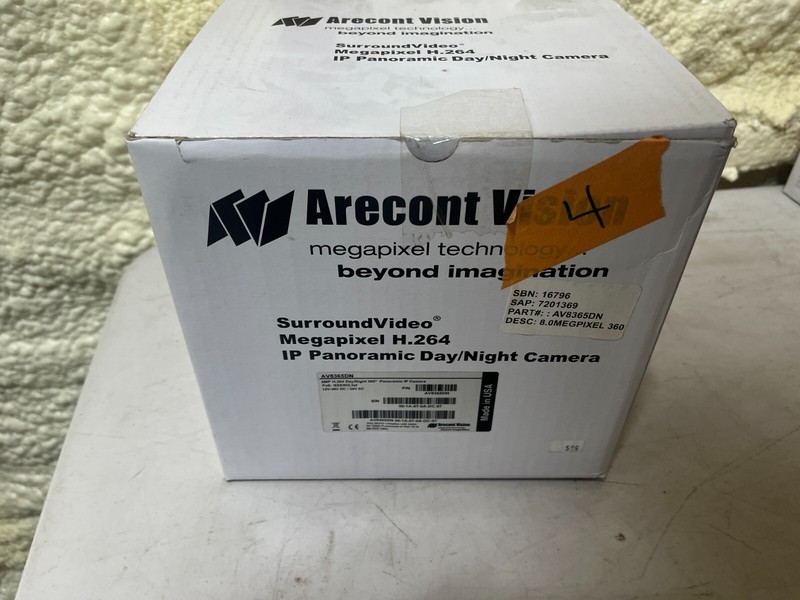 NEW SEALED Arecont AV8365DN 8 Megapixel 360˚ Panoramic IP Camera