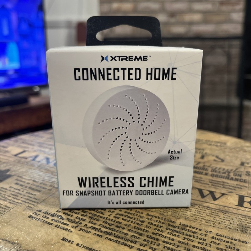 Xtreme Connected Home Smart Wireless Chime For Snapshot Battery Doorbell Camera