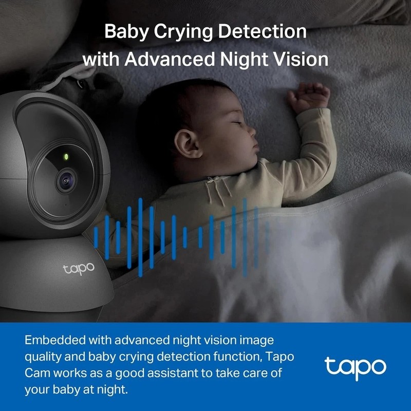 Tapo by TP-Link Pan/Tilt Security Camera for Baby Monitor, Pet Black gallery