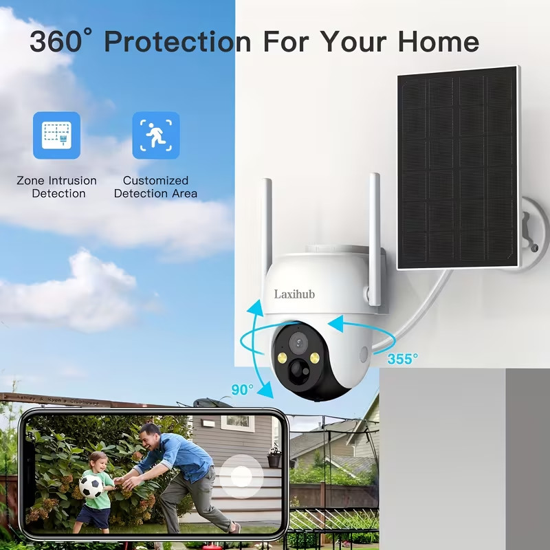 ieGeek ZS-GX1S Wi-Fi Outdoor Solar PTZ Security Camera gallery