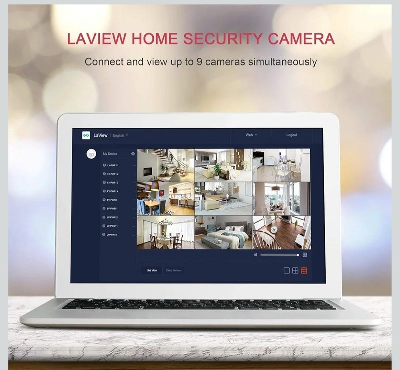1080P Security Camera 4 Pack Indoor WiFi with Night Vision and Motion Detection gallery