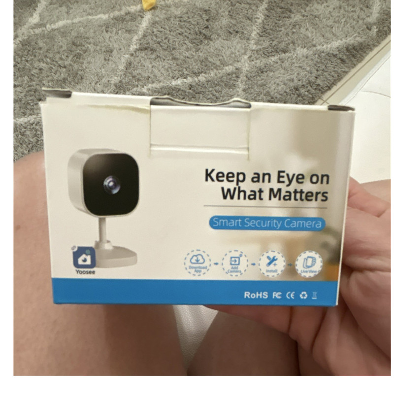 Yoosee Smart Security Camera Indoor Wi-Fi IP Live View App Control Surveillance