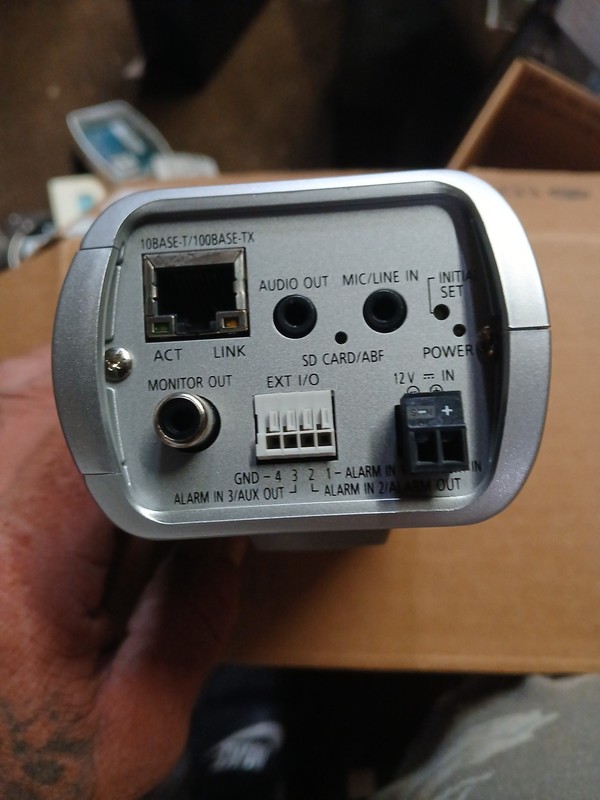 Panasonic Ipro mega super dynamic Network Camera Model No. WV-SP509 gallery