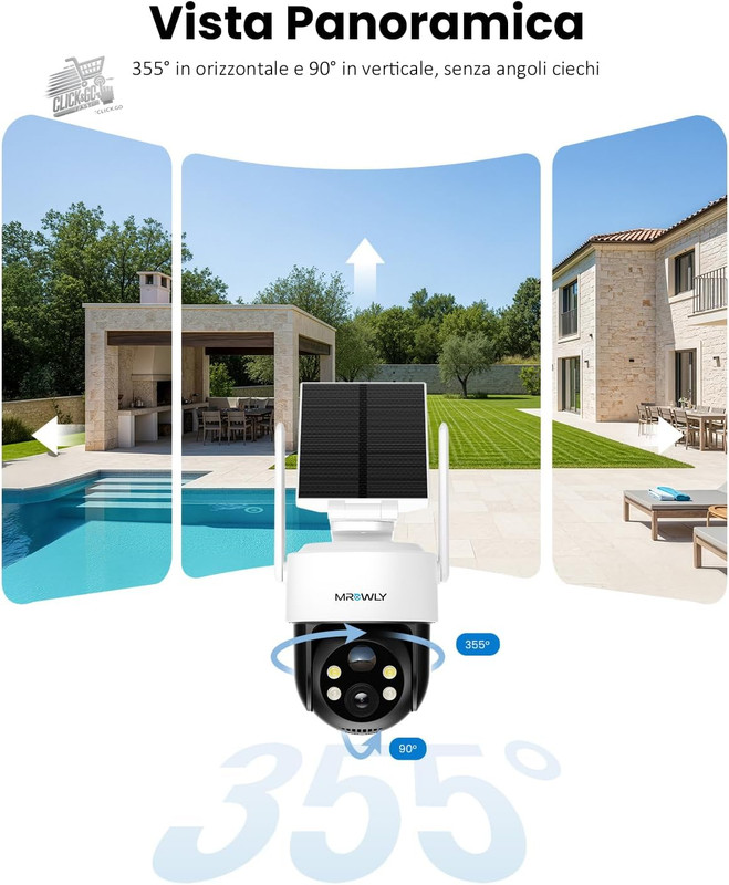 2K Outdoor Wireless Solar WiFi Camera Flexible Installation Camcorder gallery