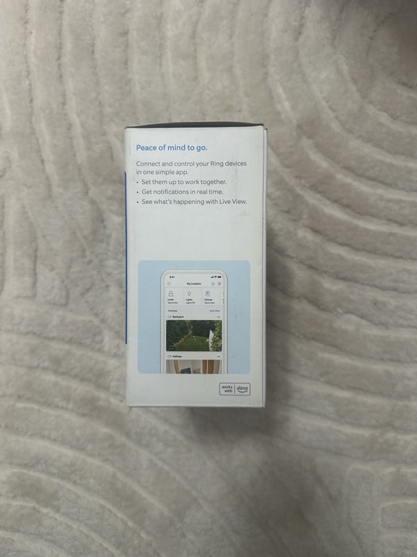 NEW Ring Outdoor Cam (Stick Up Cam) Weather-Resistant Outdoor Camera White gallery