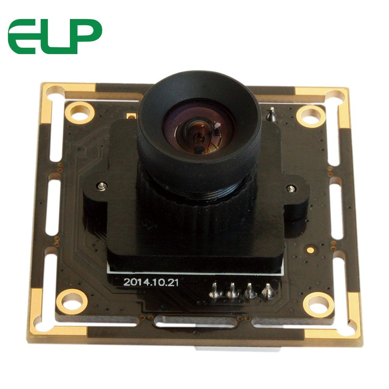 5MP USB Camera Module w/ 100Degree no distortion Lens CMOS MI5100 Sensor Webcam
