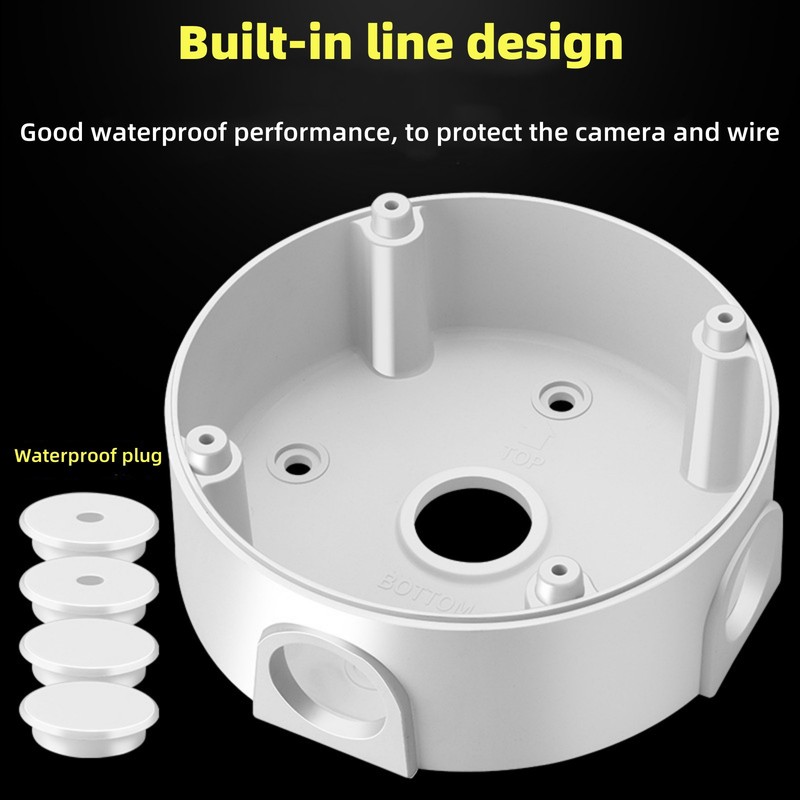 New Deep Base Junction PC Box CCTV Bullet Dome Camera Wall Mount Bracket gallery