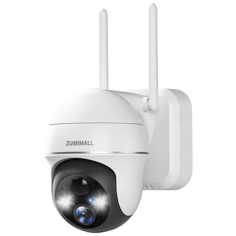Camara De Seguridad Inalambrica Với Vision A Color Y Sirena Estilo Lujo