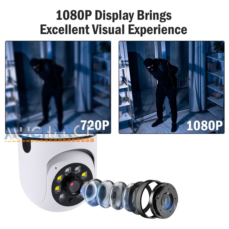 2026 1080P Camaras De Seguridad Wifi Exterior Inalambrica Con Vision Nocturna gallery