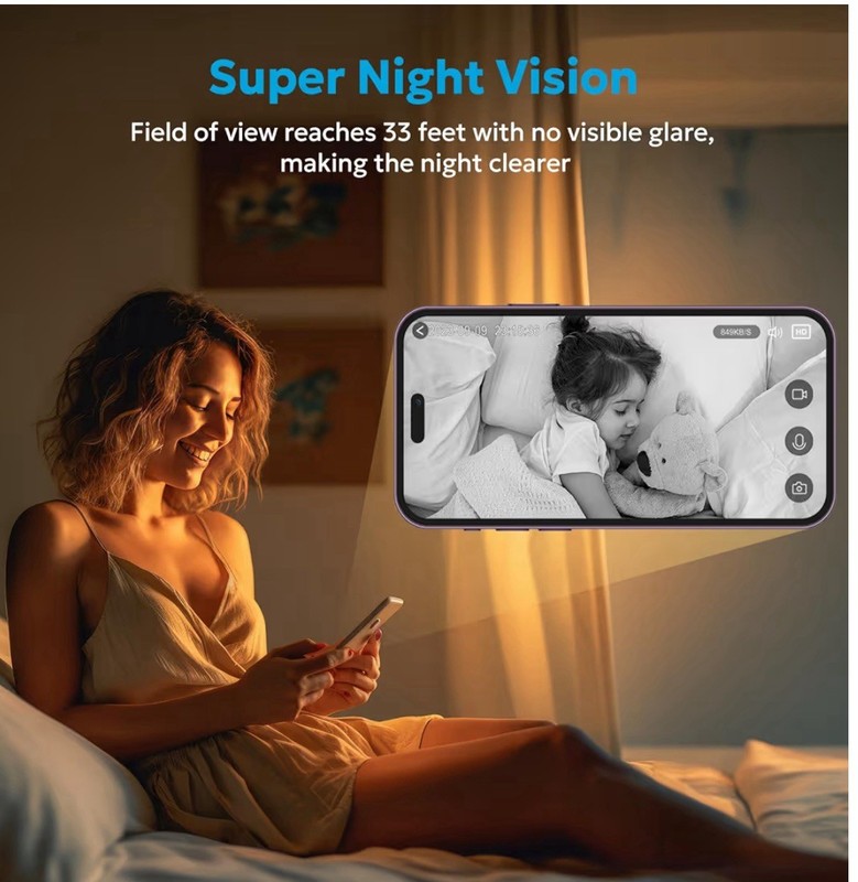 2 Pack owltron Indoor Camera Ultra 4MP, 5GH&2.4GHz-, High Speed, Night Vision gallery