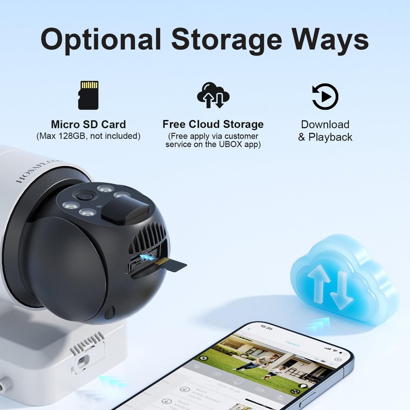 Security Cameras Wireless Outdoor, Free Cloud Storage, Solar WiFi Cameras for... gallery