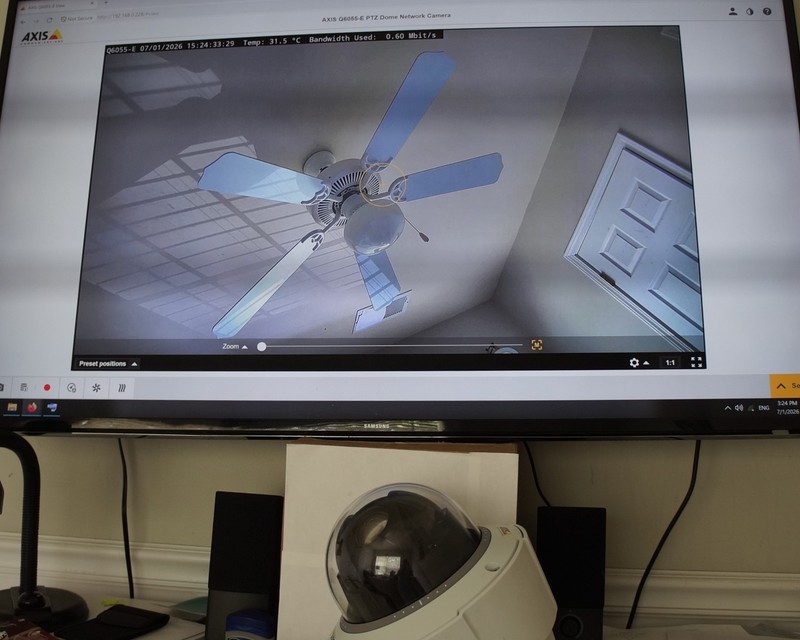 AXIS Q6055-E PTZ Security Camera - Tested Working gallery
