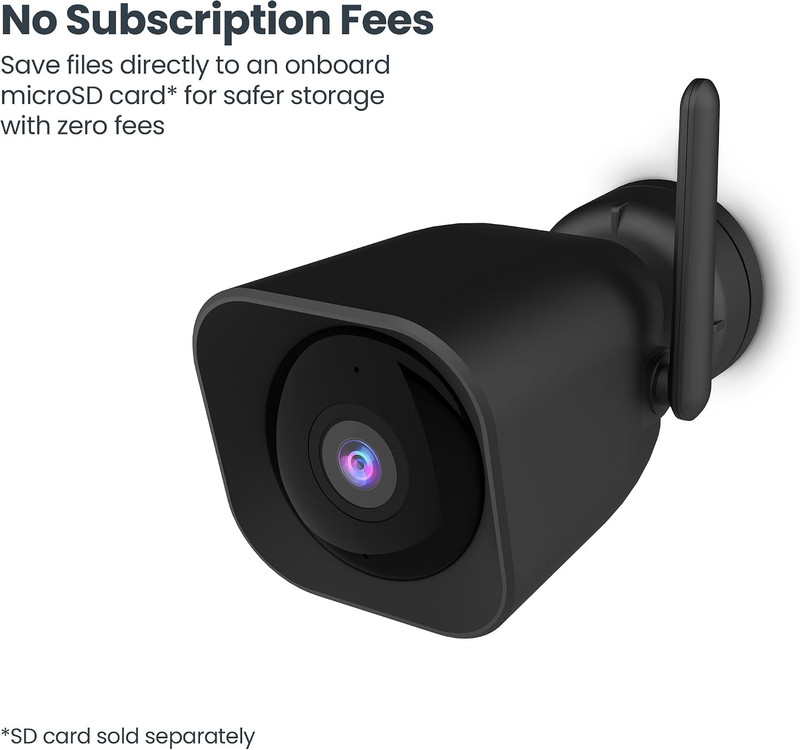 Plug-In Outdoor Security Camera, 2K HD, Advance Motion Detection, 2.4Ghz Wi-Fi, gallery