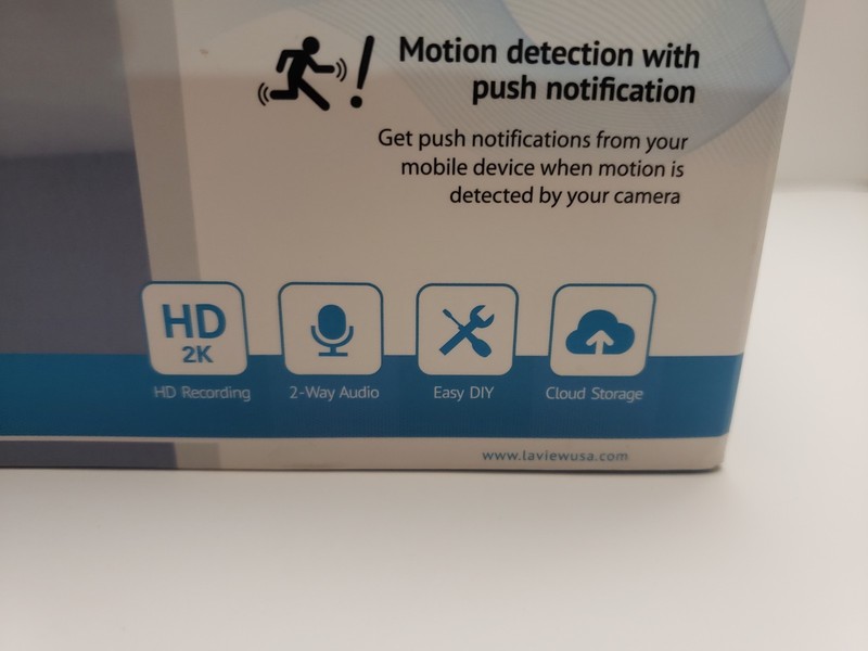 LaView 4MP Bulb Security Camera 2.4GHz,360° 2K 4MP-1PK, White gallery