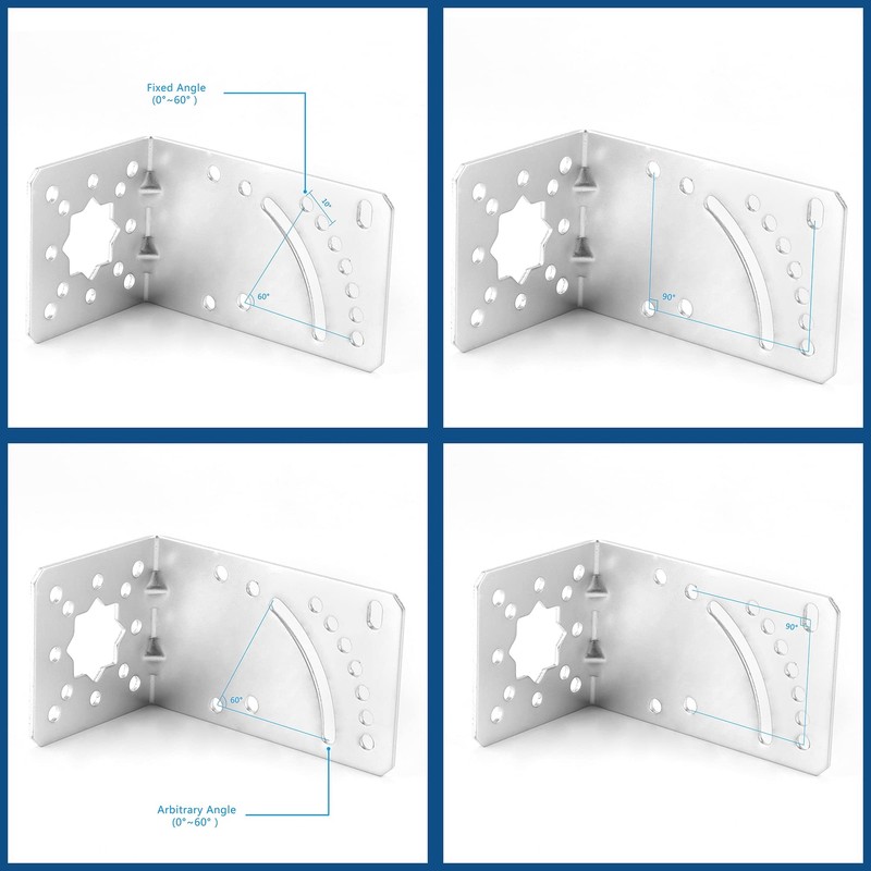 Pole Mount Bracket L Mounting Bracket To Wall Hardware Accessories For Lpda Yagi gallery