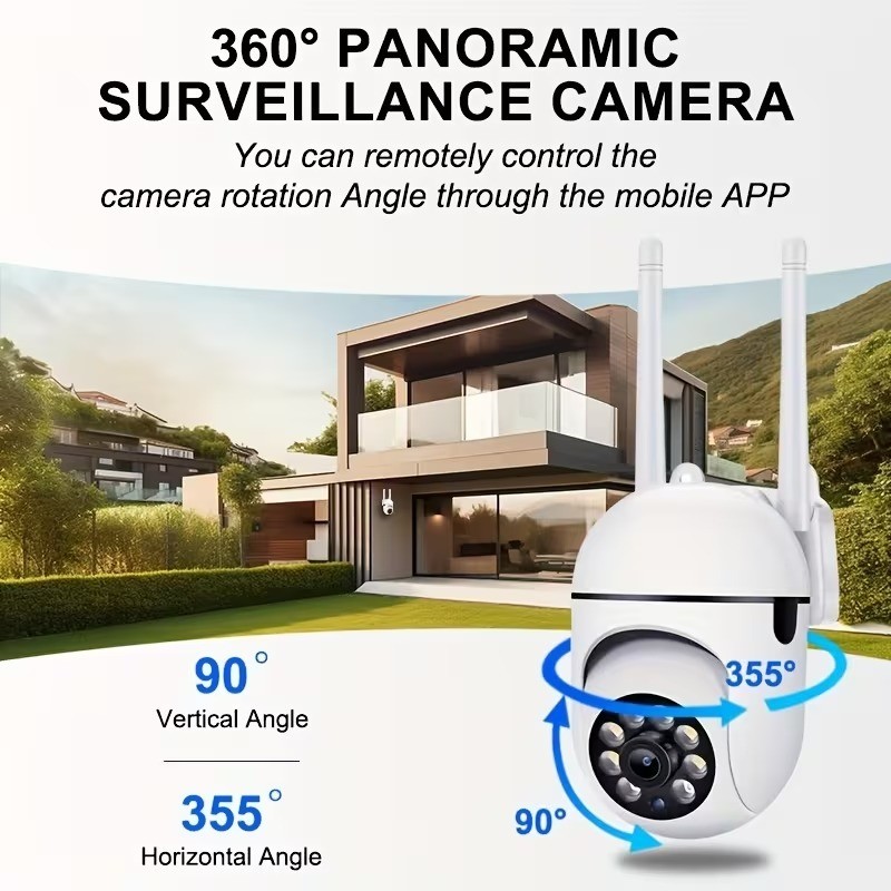 4-Pack Wireless 5G WiFi Security Camera System Smart Outdoor Night Vision 1080P gallery