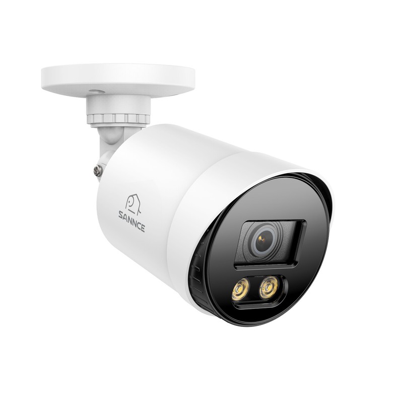 SANNCE 1080P Security Camera HD 2MP Full Color Night Vision Outdoor CCTV 3D DNR