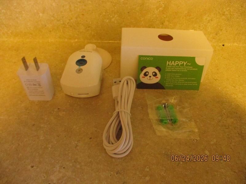 Conico Wireless IP Camera Model:813E Motion Detection Sound Detection 1080P gallery