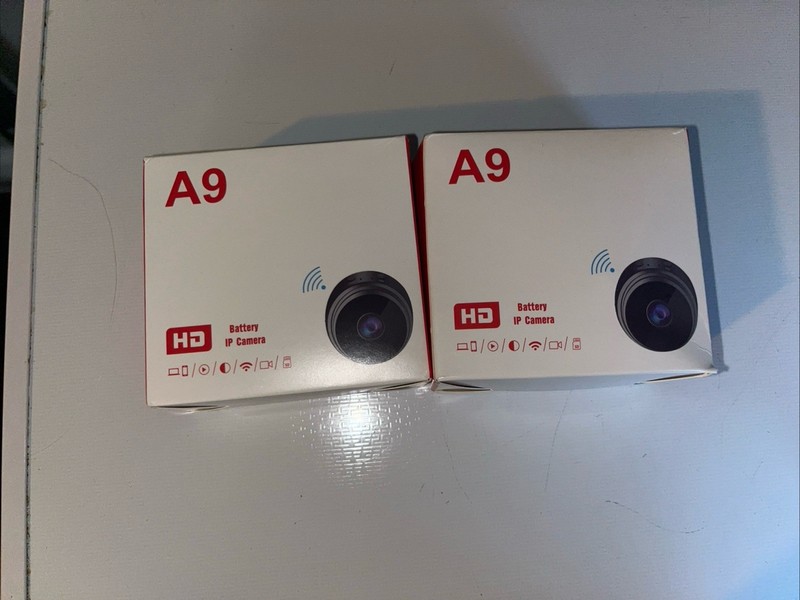 A9 Mini Camera Wifi 1080P HD IP Camera Wireless With Night Vision (2 piece set)