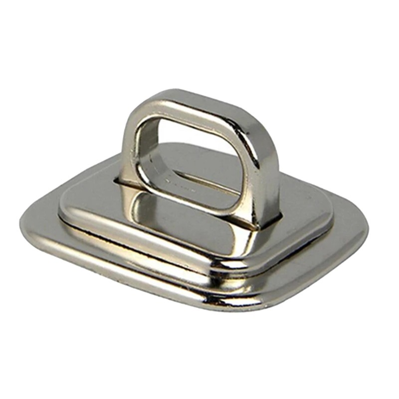 Electroplated Bright Computer Lock Fixed Base Plate Desk Mount Anchor Accessory gallery